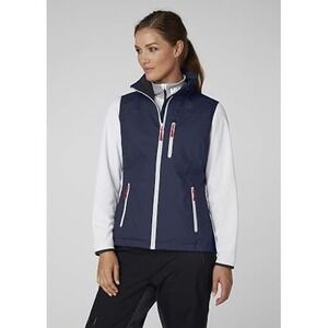 Helly Hansen Crew Vest XS Navy Blue Sailing Windproof Water Resistant Jacket